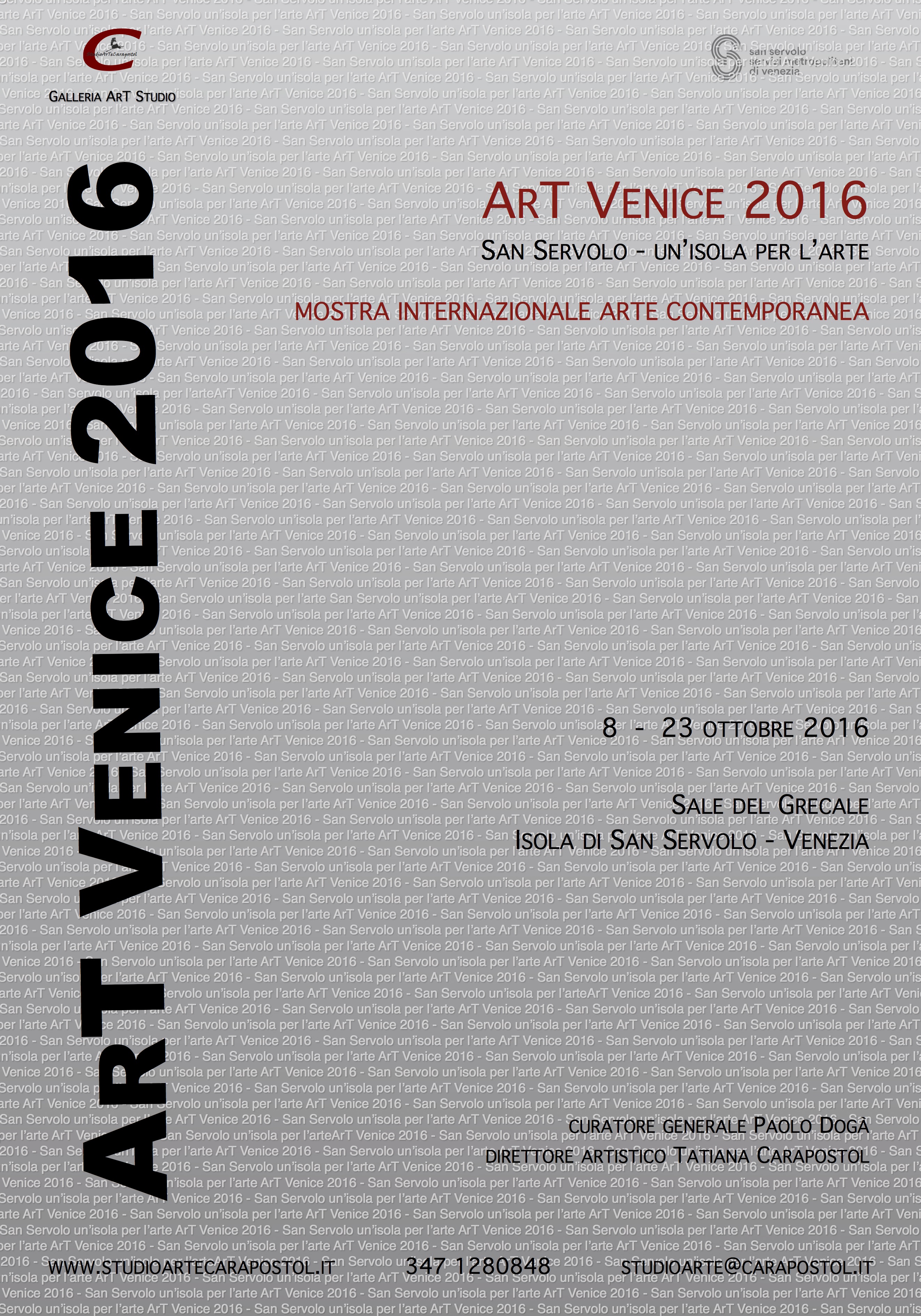 ArT Venice 2016  San Servolo un’isola per l’arte